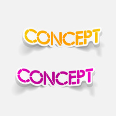 realistic design element: concept