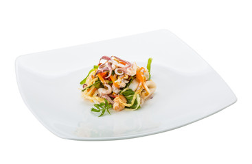 Asian seafood salad