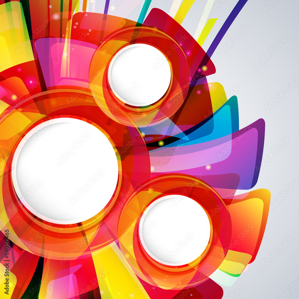 Poster multicolor abstract bright background. elements for design.