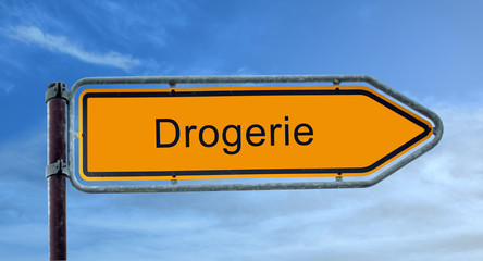 Strassenschild 8 - Drogerie