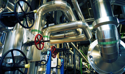 Industrial zone, Steel pipelines and equipment