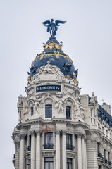 Naklejka premium Metropolis building at Madrid, Spain