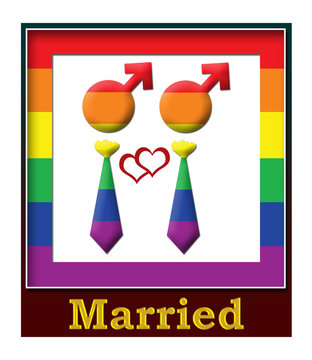Gay Married Frame