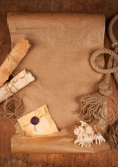 empty sheet of old paper