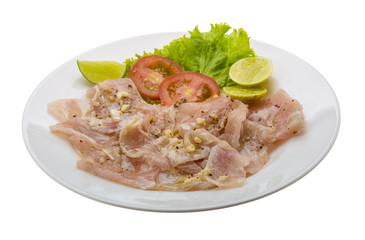 Swordfish carpaccio