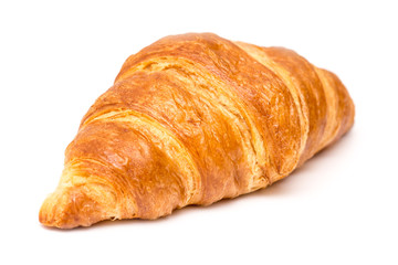 Fresh Croissant Isolated On White