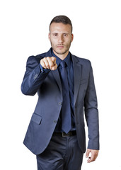 buisnessman pointing finger at you