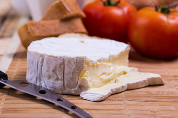 blue cheese tomato and bread rools