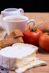 blue cheese tomato and bread rools