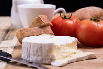 blue cheese tomato and bread rools