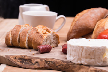 blue cheese tomato and bread rools