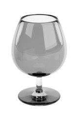 realistic 3d render of glass