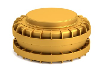 realistic 3d render of mine