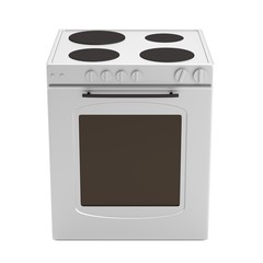 realistic 3d render of oven
