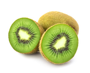 Fototapeta premium kiwi fruit on white background