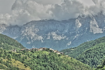 Fototapeta premium Sierra del Cadi,Espagne