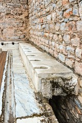Ancient public toilets
