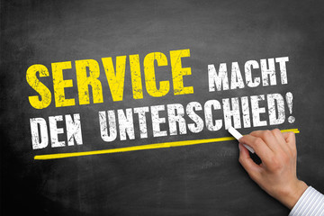 Service macht den Unterschied!