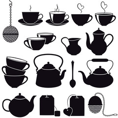 Tea icons.