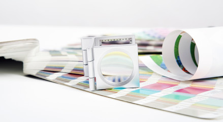 Lens. Prepress concept