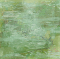 Fond abstrait Vert Absinthe - Peinture Moderne