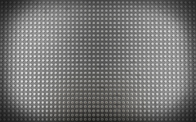 Metal background with seamless pins (3d render)