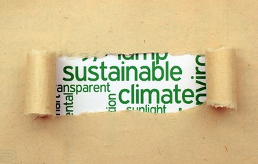 Sustainable climate concept