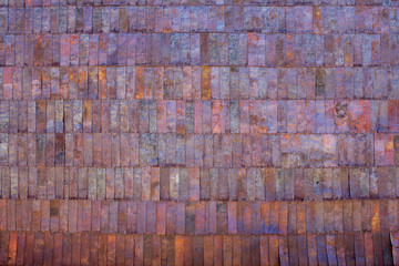 Rust plates texture wall