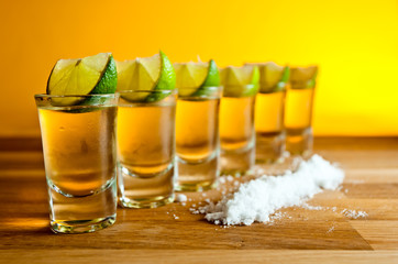 tequila , lime and salt