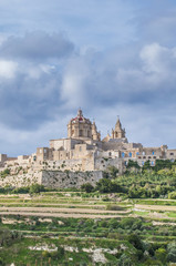 Fototapeta premium Saint Paul's Cathedral in Mdina, Malta