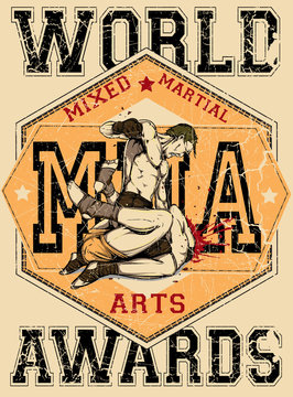 Mixed martial arts/ Scratches are available in a separate layer
