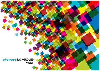 modern vector background with bright squares