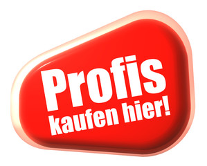 Profis kaufen hier! Button, Icon