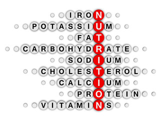 nutrition facts crossword