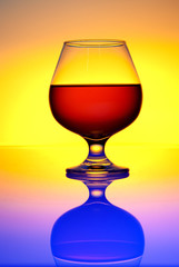 glass brandy