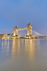 Fototapeta na wymiar Tower Bridge at London, England