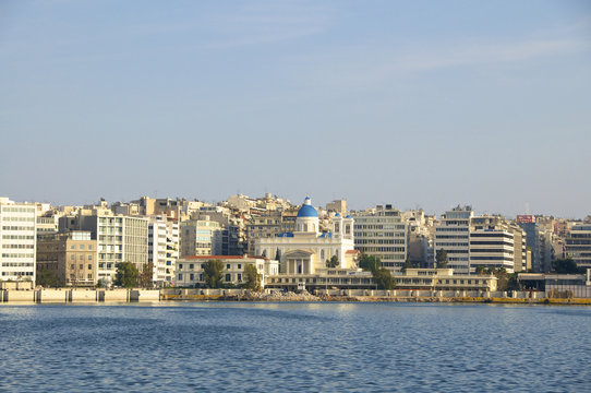 The harbor of Piraeus. The Port is the largest Greek seaport