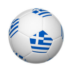 Obraz premium Greece soccer ball
