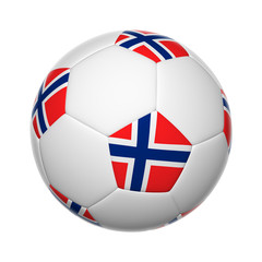 Norwegian soccer ball