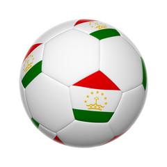 Obraz premium Tajikistani soccer ball