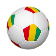 Obraz premium Guinea soccer ball