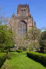 Fototapeta na wymiar Liverpool Anglican Cathedral