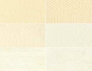 Fototapeta premium Set beige texture old paper.