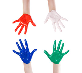 Obraz premium hand colored dye