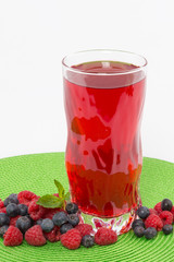 raspberry blueberry juice