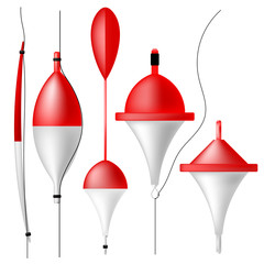 Set of fishing bobbers © Oleksandr Rozhkov