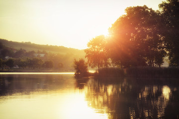 Fototapeta premium Sunset on summer