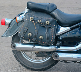 Obraz premium motorcycle side view