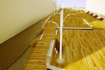 Piazza Progetto Pedane Architettura