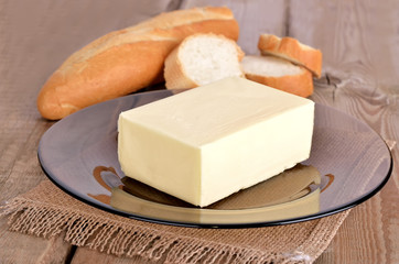 Butter and bread
